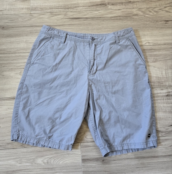 O'NEILL Men's Light Gray Shorts SIZE 32 -100%Cotton - Picture 1 of 10